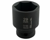 WARYŃSKI Šesterokutni udarni ključ 1/2". 29 mm. CRMO. DIN 3129
